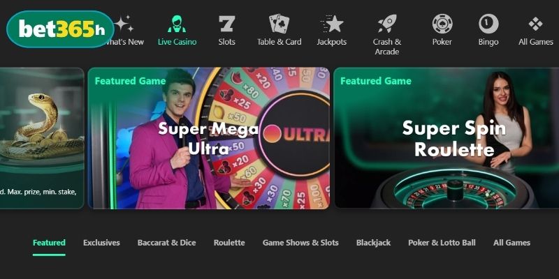 Live Casino với những tựa game hot nhất trên thị trường